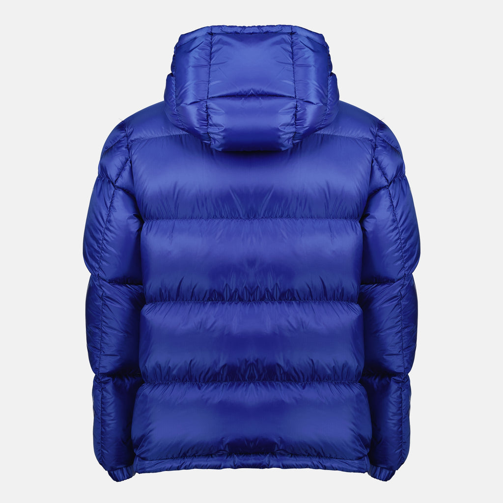 Image de l'article Doudoune Rivau bleu de la marque Moncler pour Homme - Saison Automne-Hiver 2025 - Vue de Dos