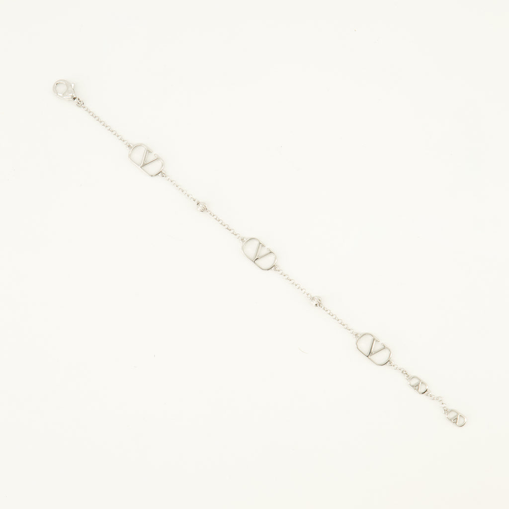 Bijoux VLogo Metallarmband Valentino Garavani Argenté Homme