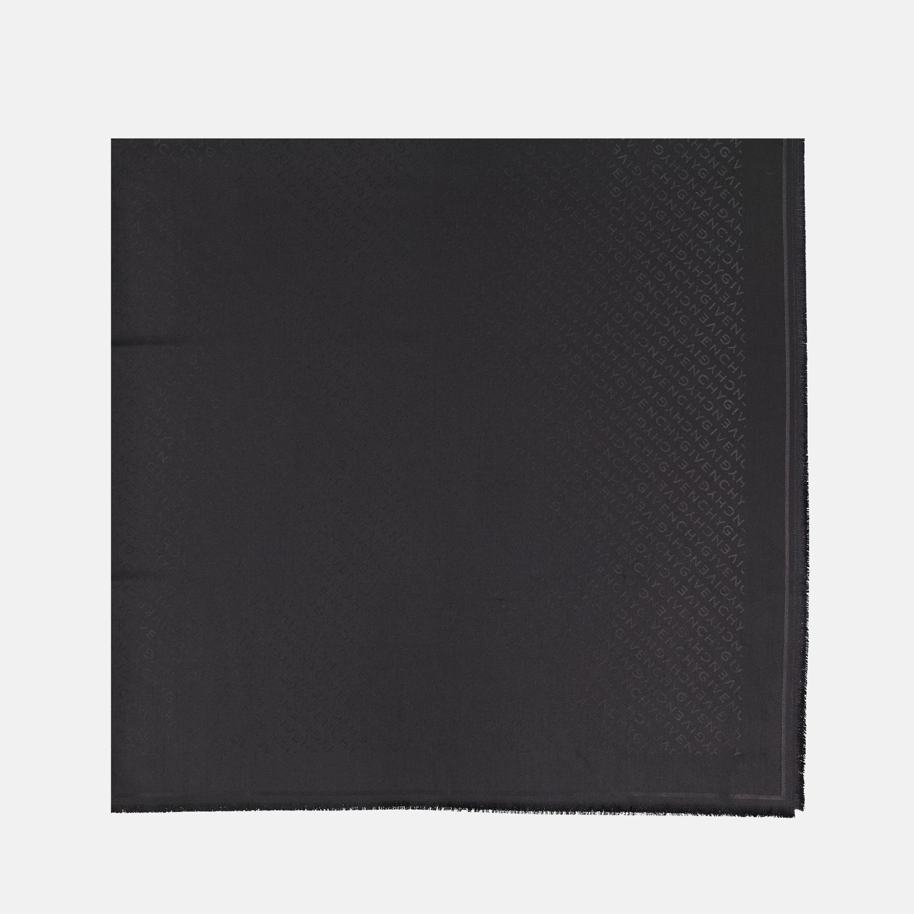 Écharpes, foulards et gants Carré de soie monogrammé Givenchy Noir Femme