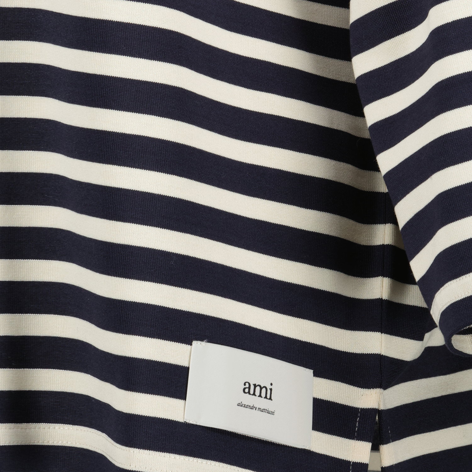 T-shirts T-shirt rayé Ami PARIS Bleu foncé Unisexe