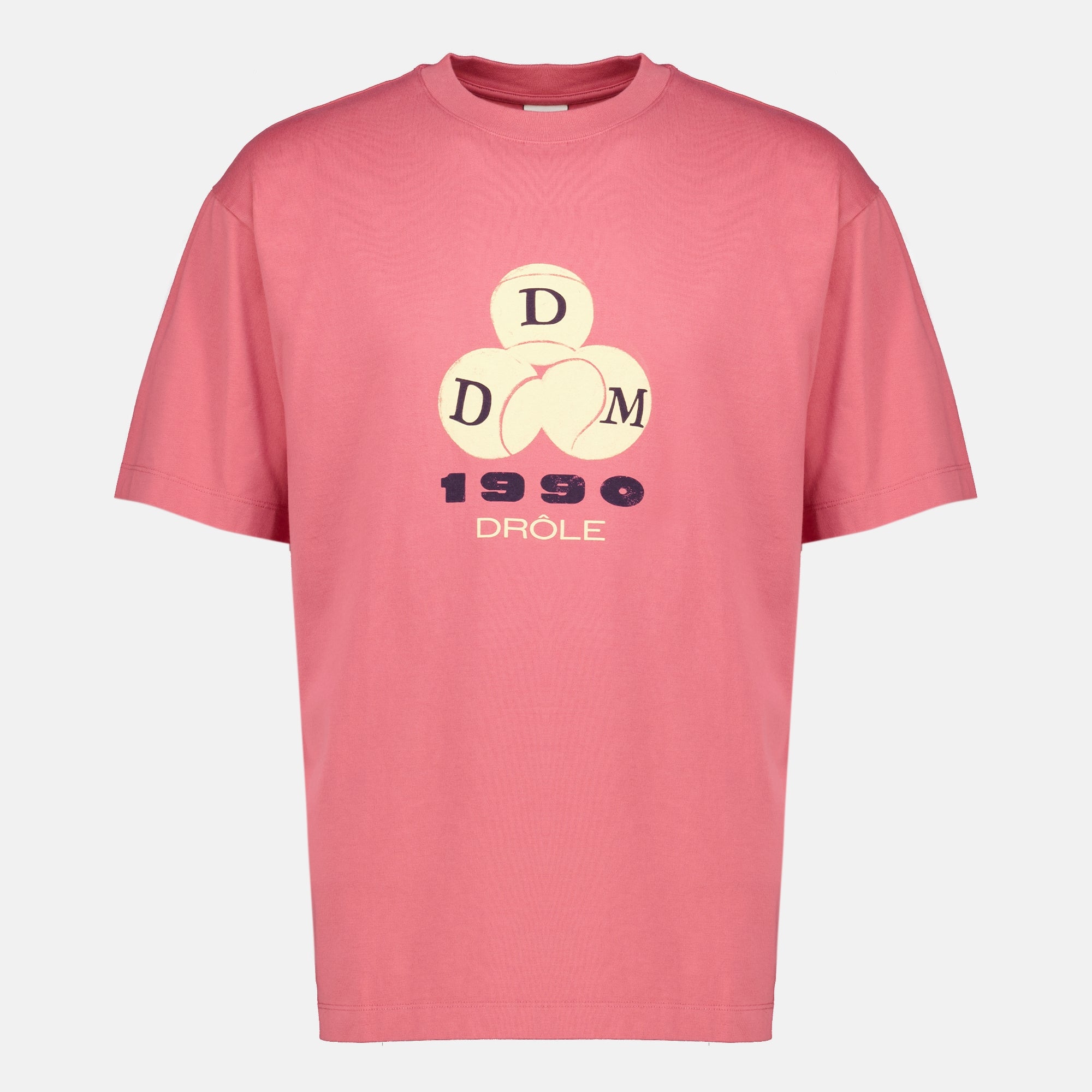 T-shirts Camiseta Divertida 1990 Rosa Drole De Monsieur Rose Homme
