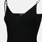 Vestidos Vestido de Malha Preto Versace Preto Femme