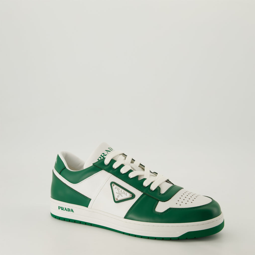 Baskets Baskets Downtown Prada Vert Homme
