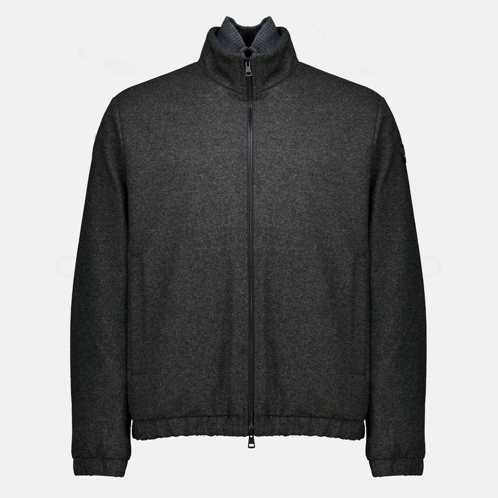 Vestes Doudoune Limberl en flanelle Moncler Gris Homme