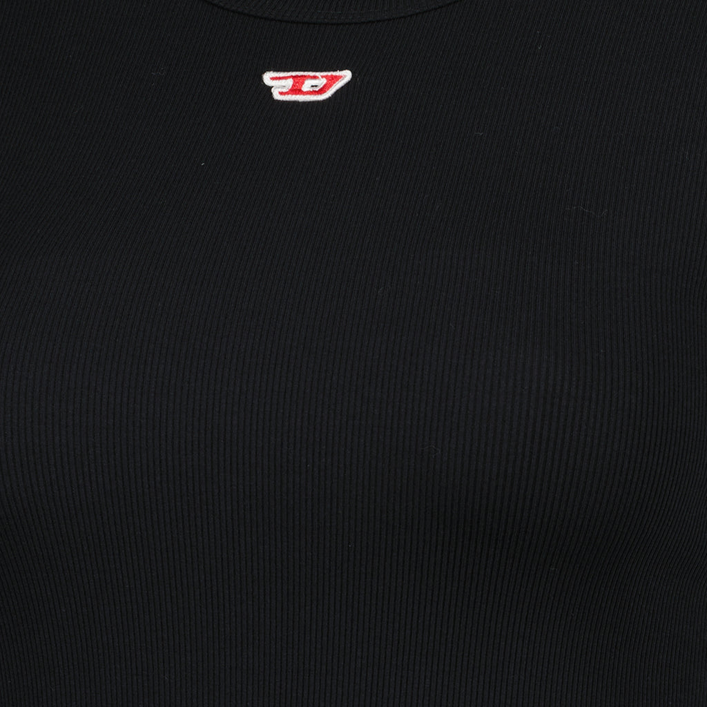 Camisetas T-shirt T-Ele-Long Diesel Negro Femme