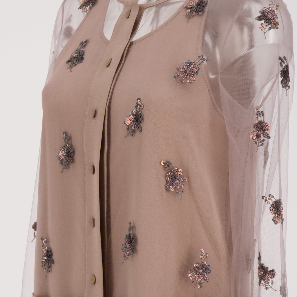 Abiti Abito in Tulle Fendi Rosa Femme