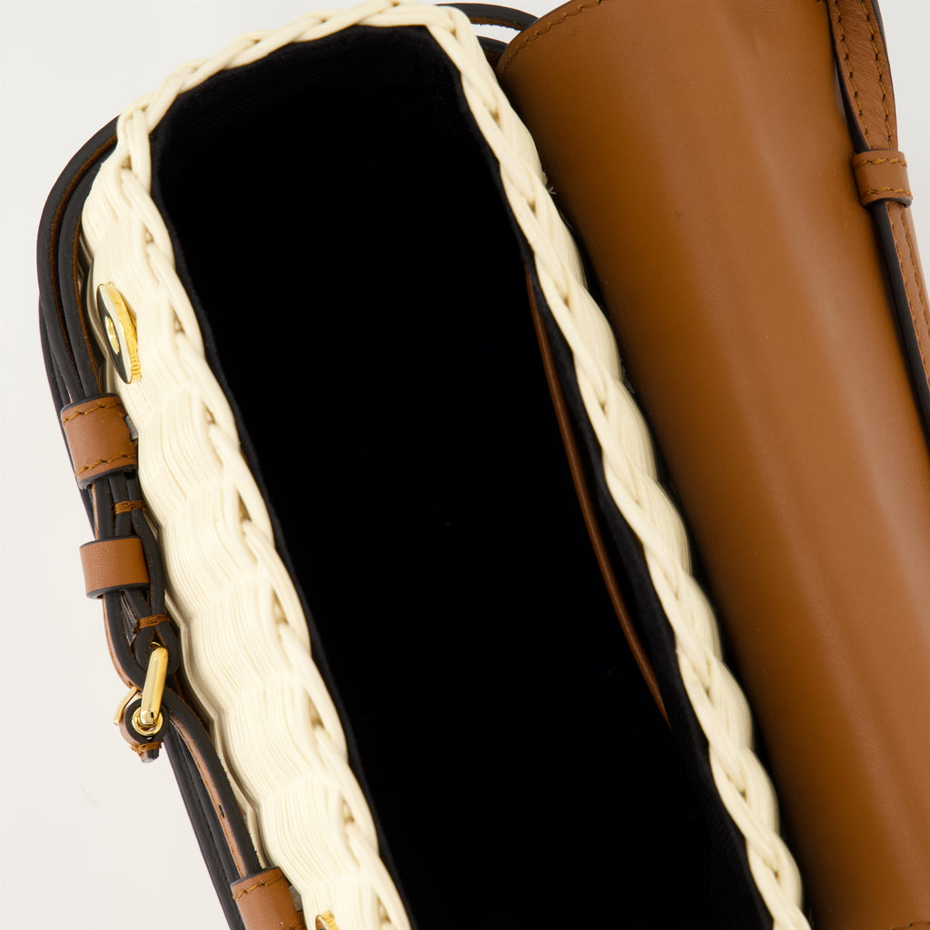 Borse a mano e a spalla Borsa Tie Me small Moschino Marrone Femme