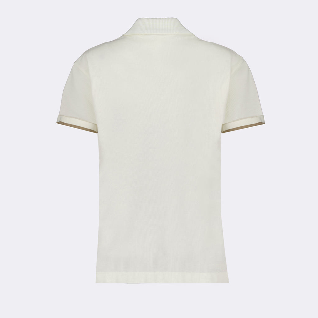 Polos Logo Polo Moncler Bege Femme