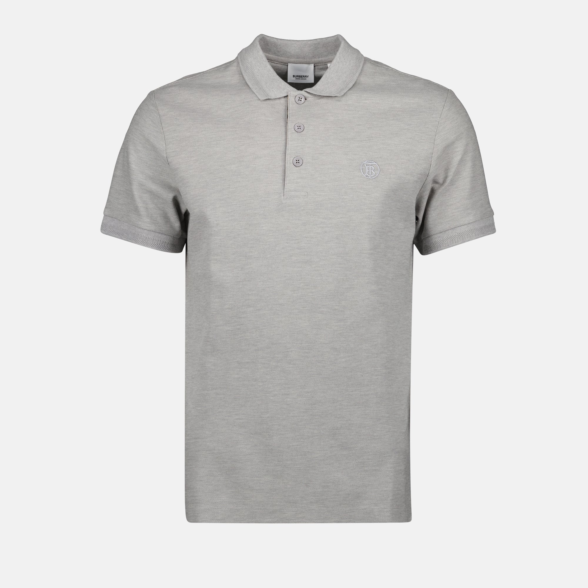 Polos Polo Eddie Burberry Gris Homme