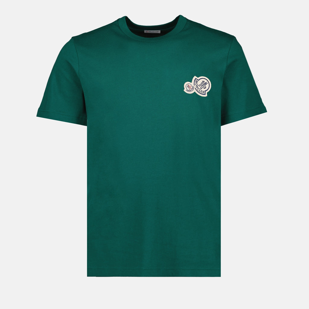T-shirts T-shirt vert Moncler Vert Homme