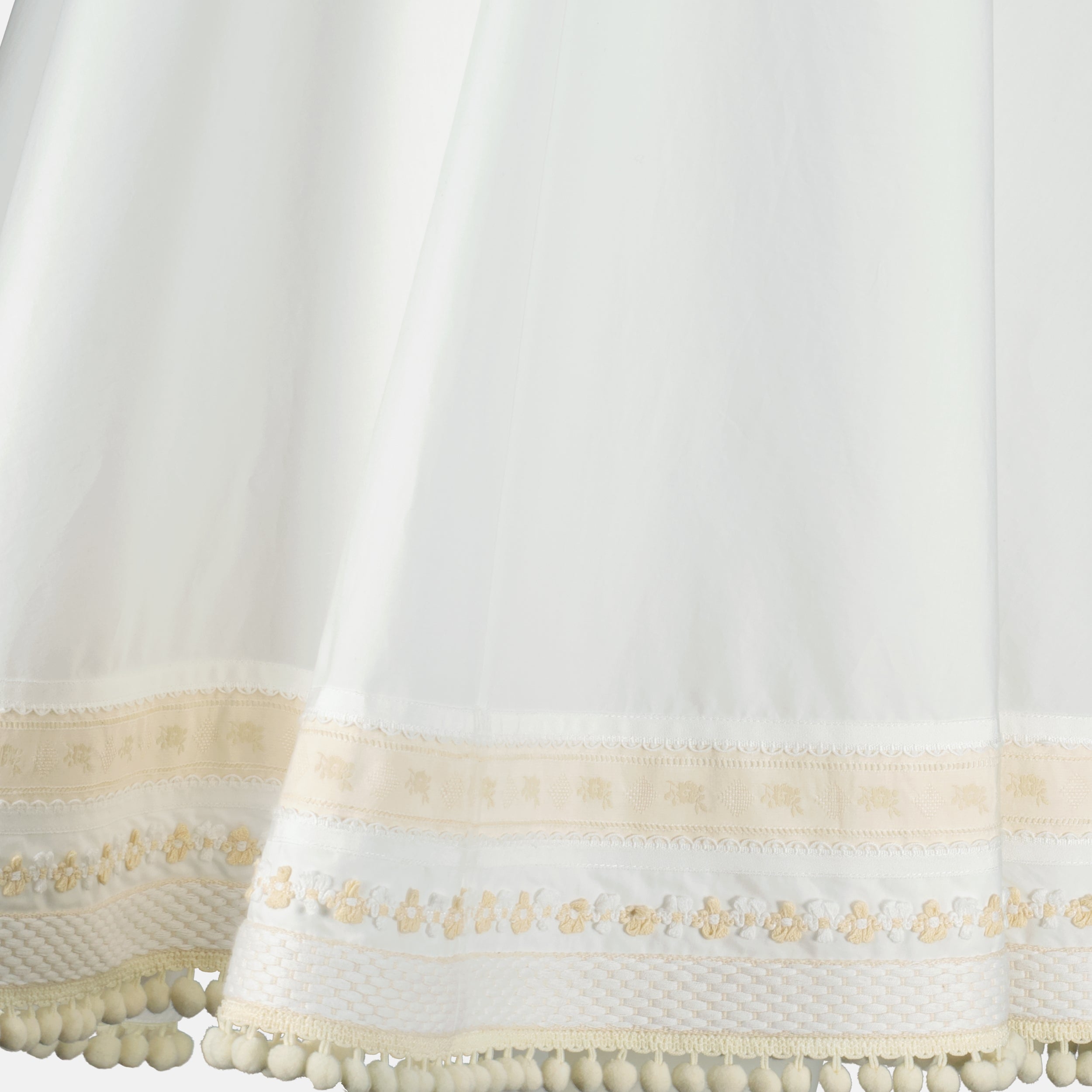 Jupes Jupe longue en popeline Moschino Blanc Femme