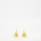 Bijoux Boucles d'oreilles perles VLogo Valentino Garavani Doré Femme
