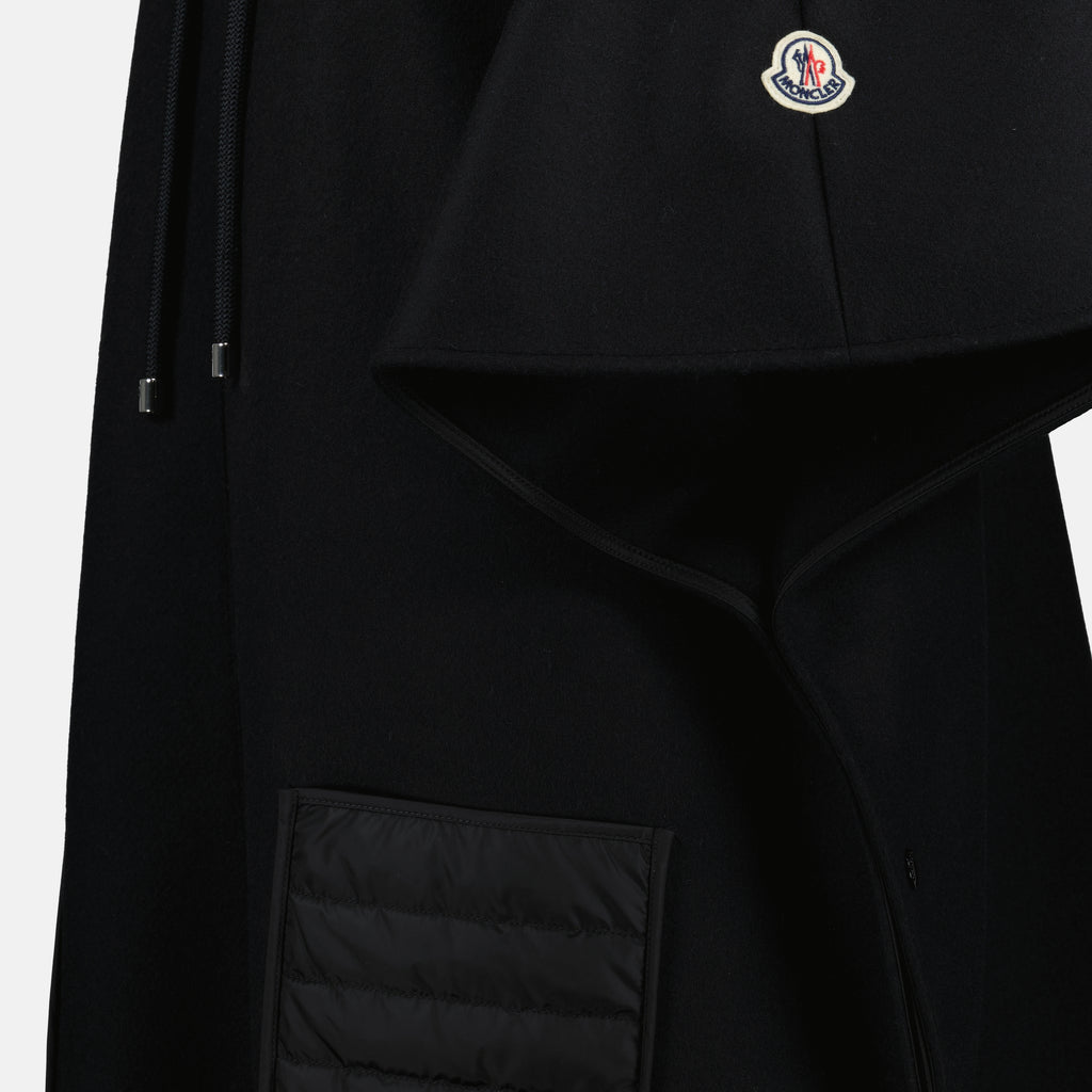 Vestes Cape à capuche Moncler Noir Femme