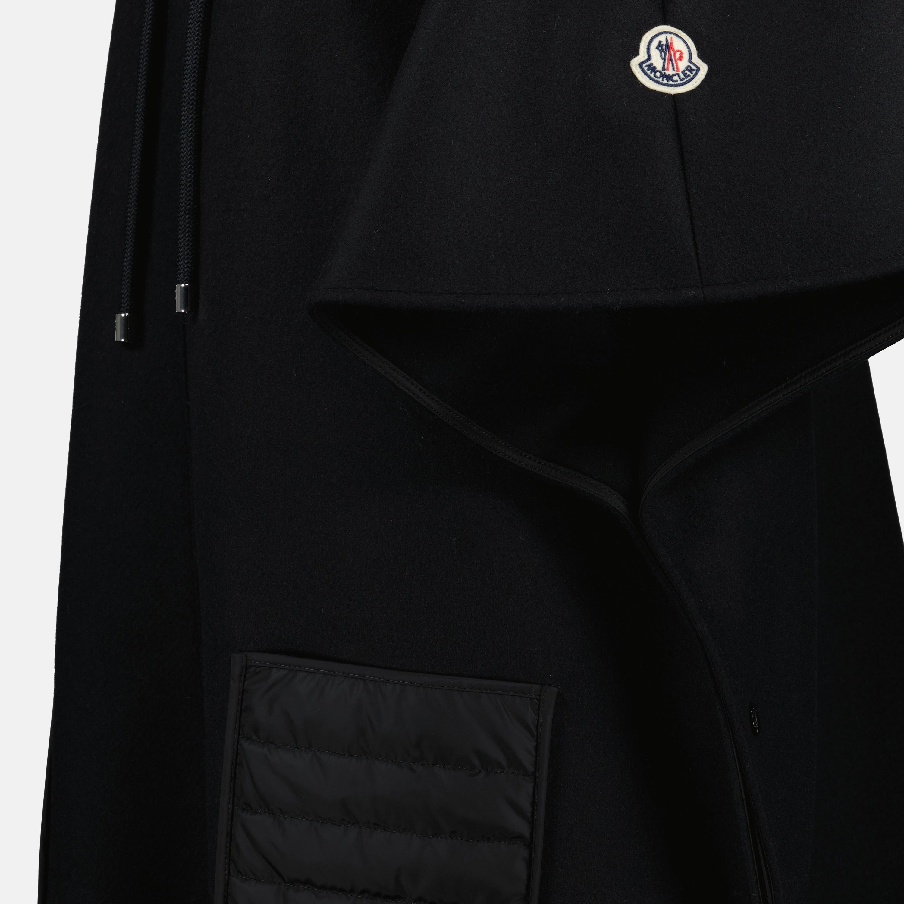 Vestes Cape à capuche Moncler Noir Femme