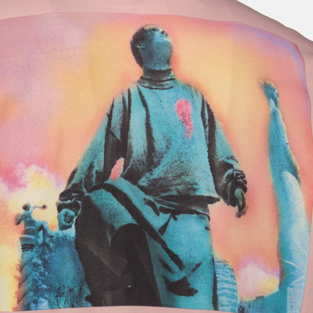 Image de l'article T-shirt T-Adjust rose de la marque Diesel pour Homme - Saison Printemps-Été 2026 - Vue détaillée_1