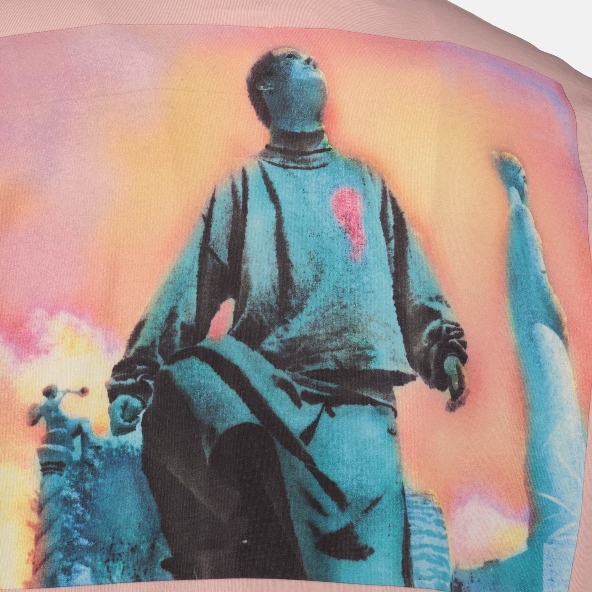 Immagine della T-shirt T-Adjust rosa di Diesel per Uomo - Stagione Primavera-Estate 2026 - Vista Dettagliata_1