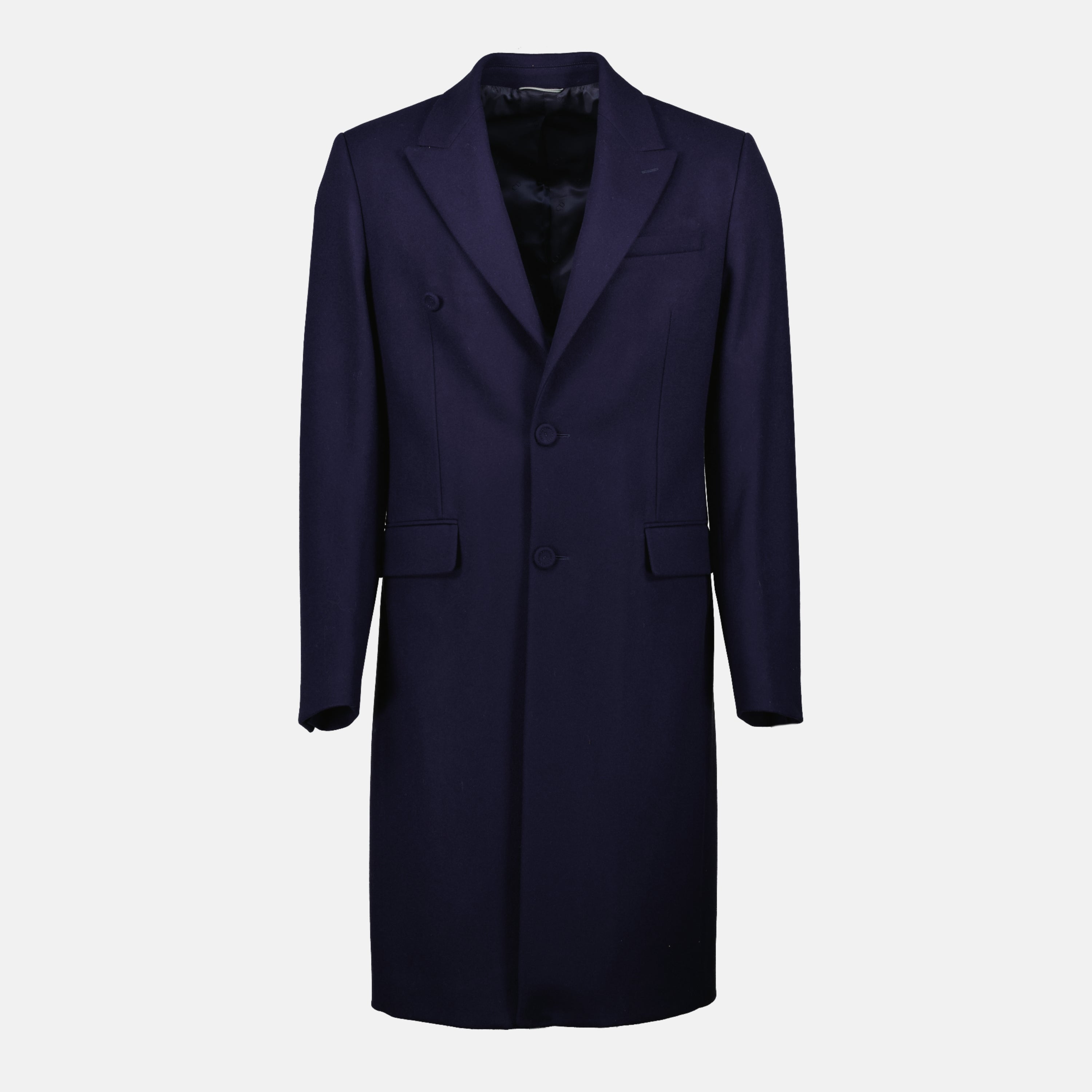 Immagine dell'articolo Cappotto lungo blu navy di Dior per Uomo - Stagione Primavera-Estate 2026 - Vista Frontale