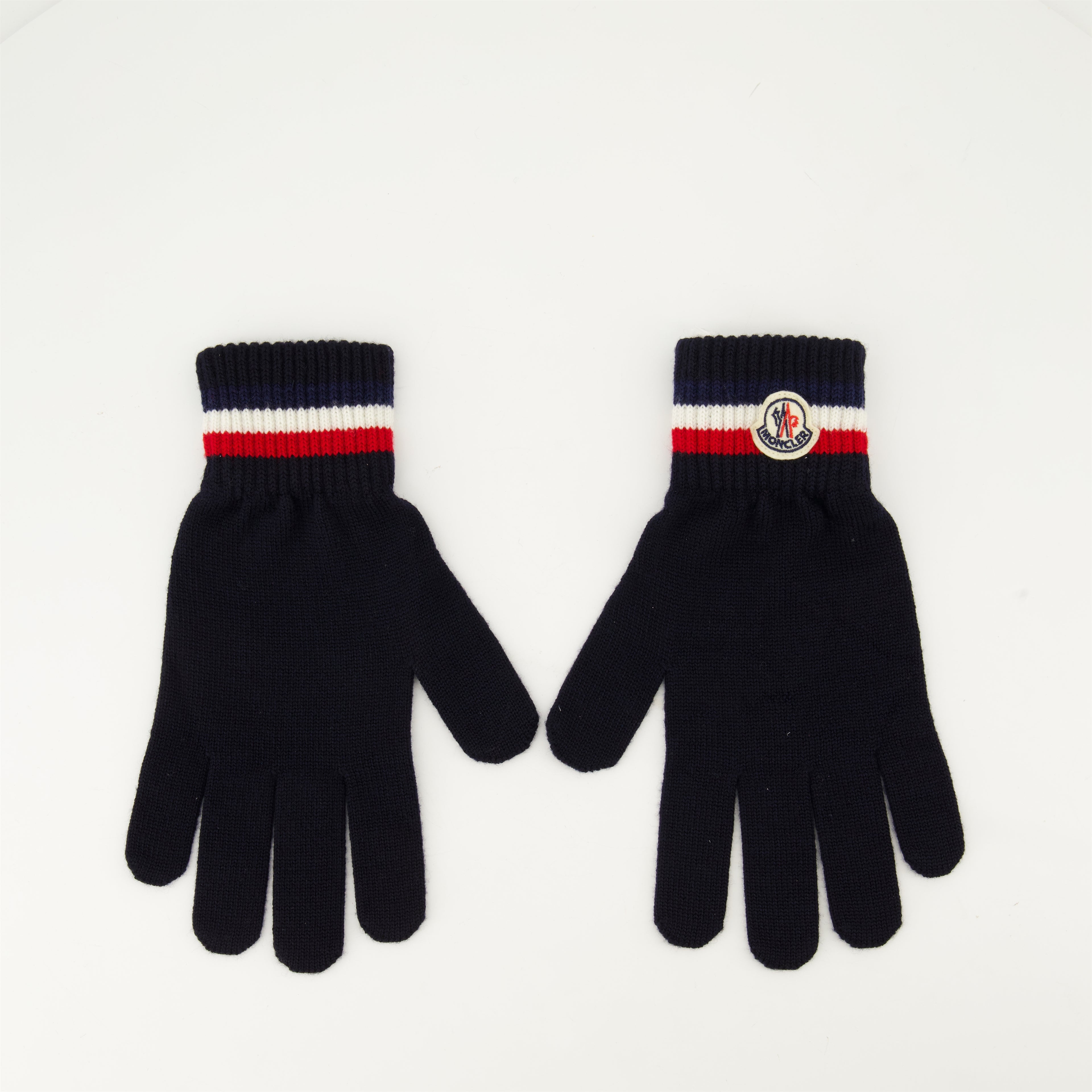 Écharpes, foulards et gants Gants en laine Moncler Bleu Homme