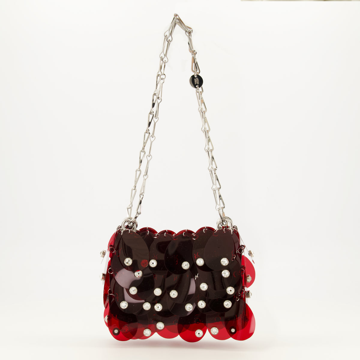 Sacs à main et épaule Sparkle Rote Strass Tasche Rabanne Argenté Femme