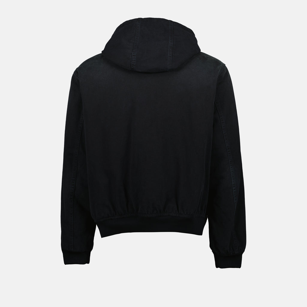 ジャケット フーデッドジャケット Prada 黒 Homme