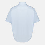 Immagine della camicia boxy AMI a cuore blu del marchio Ami PARIS per uomo - Collezione Primavera-Estate 2026 - Vista Posteriore