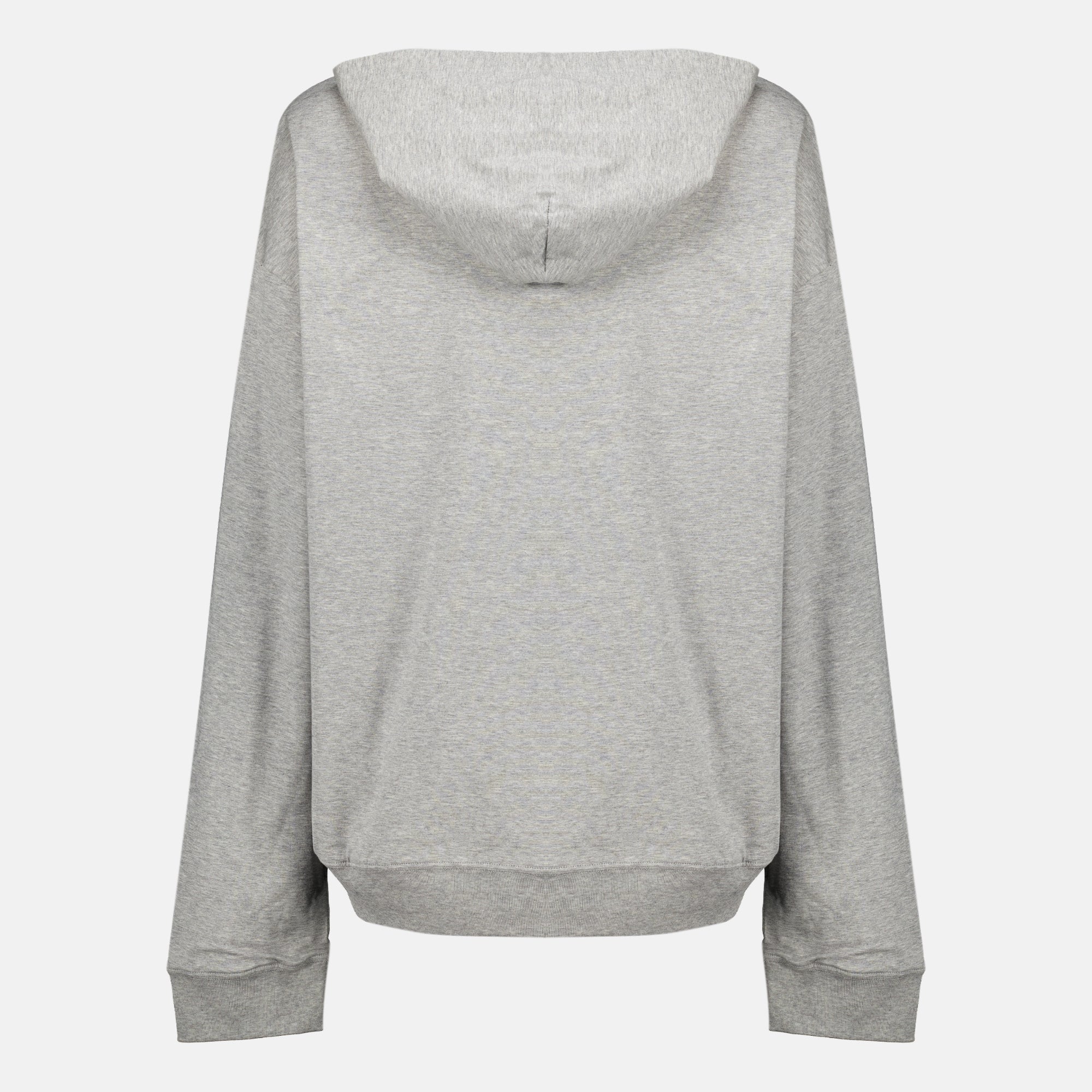 Sweatshirts Veste à capuche molletonné grise Miu Miu Gris Femme