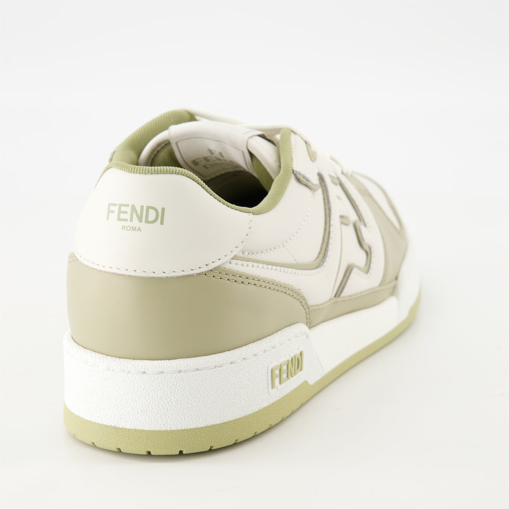 Baskets Baskets Fendi Match Fendi Kaki Homme