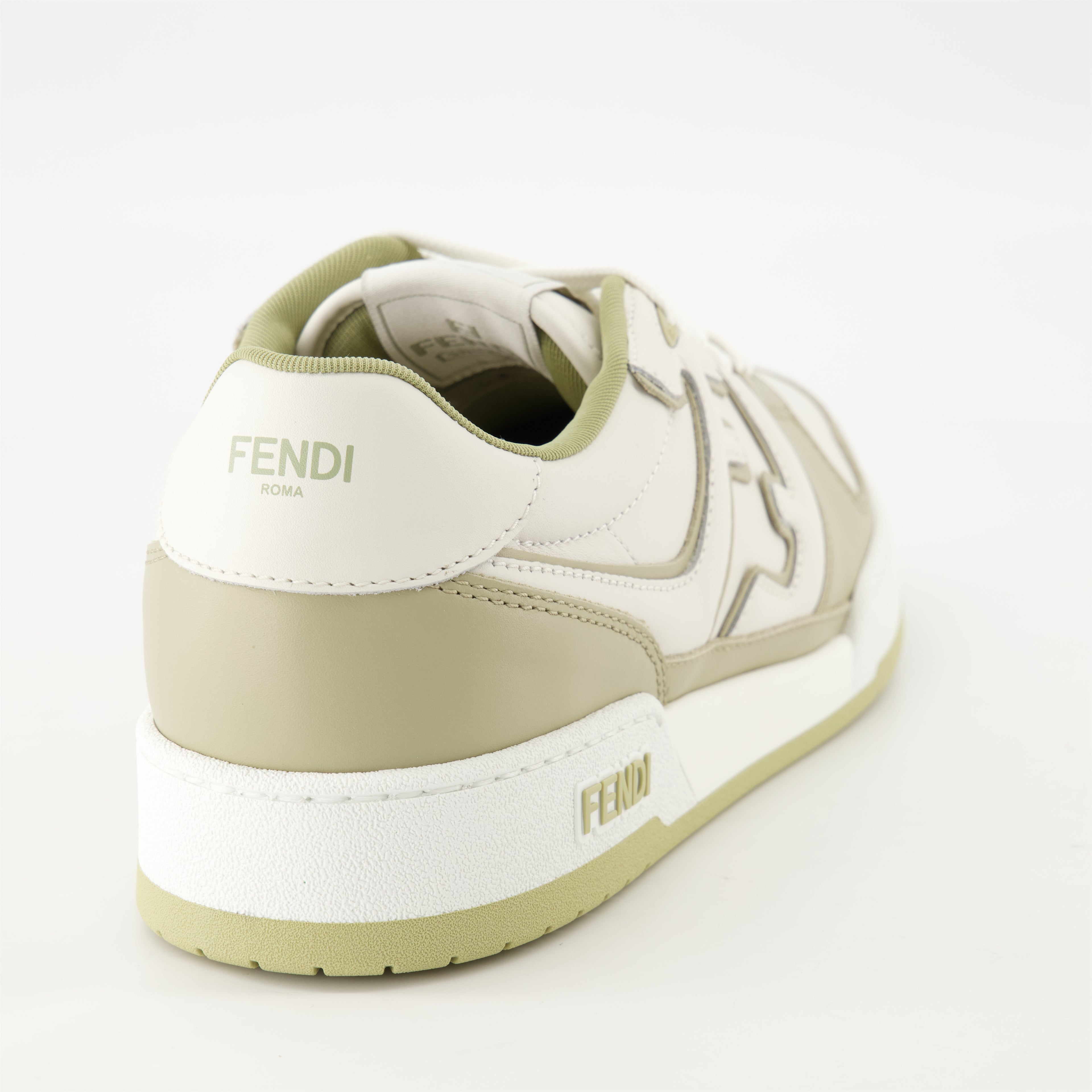 Baskets Baskets Fendi Match Fendi Kaki Homme