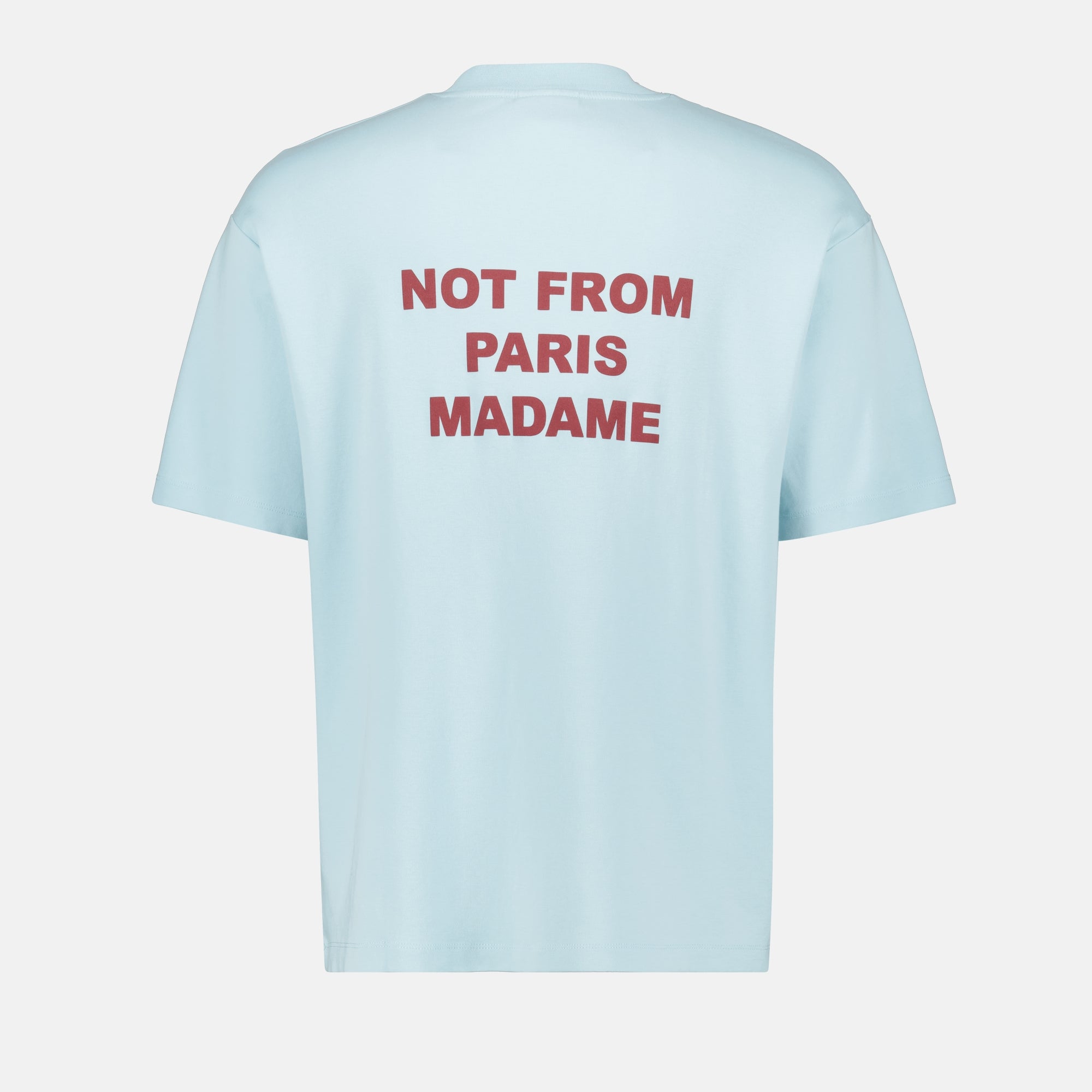 티셔츠 슬로건 티셔츠 Drole De Monsieur 파란색 Homme
