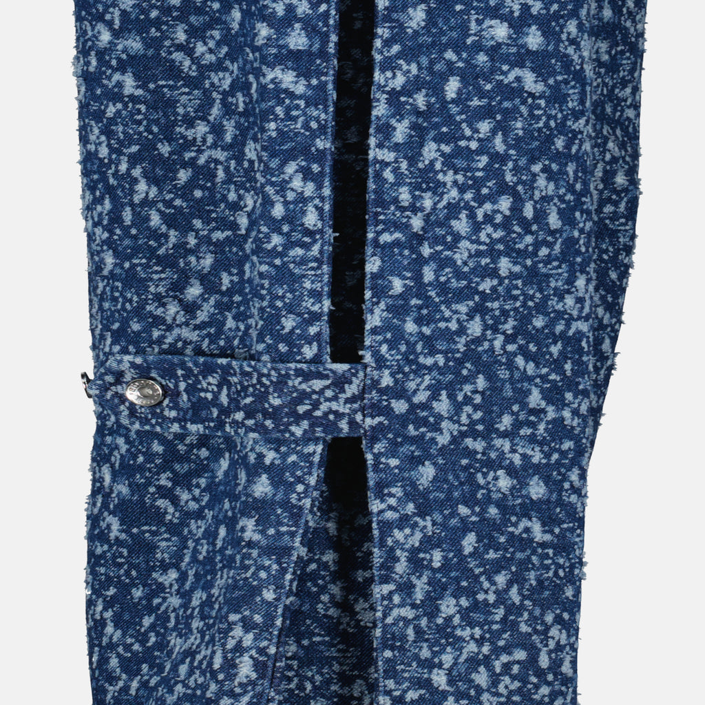 Image de l'article Jean bleu en coton de la marque Rabanne pour Femme - Saison Printemps-Été 2026 - Vue détaillée_1