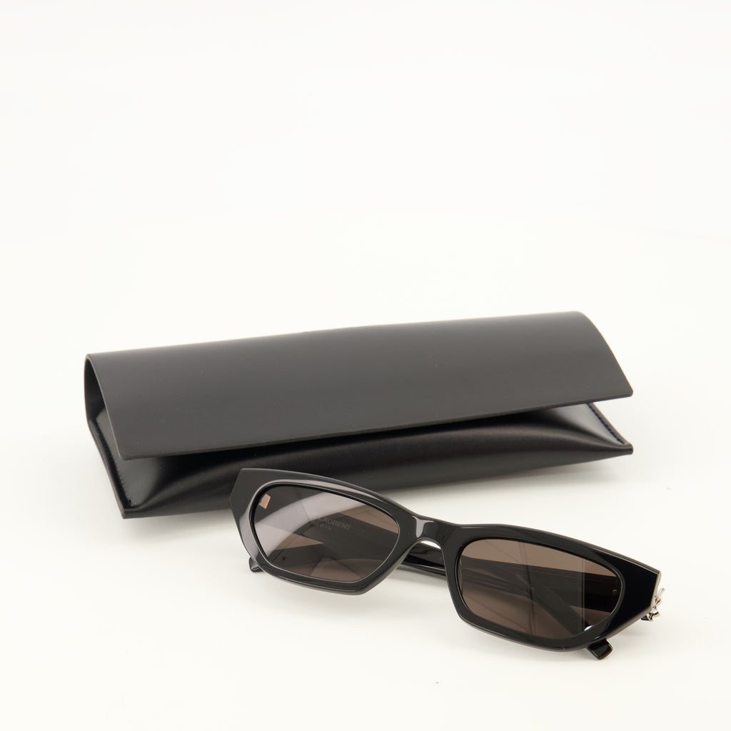 Lunettes SL M126 블랙 선글라스 Saint Laurent Noir Femme