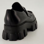 Mocassins Mocassins Monolith Prada Noir Homme