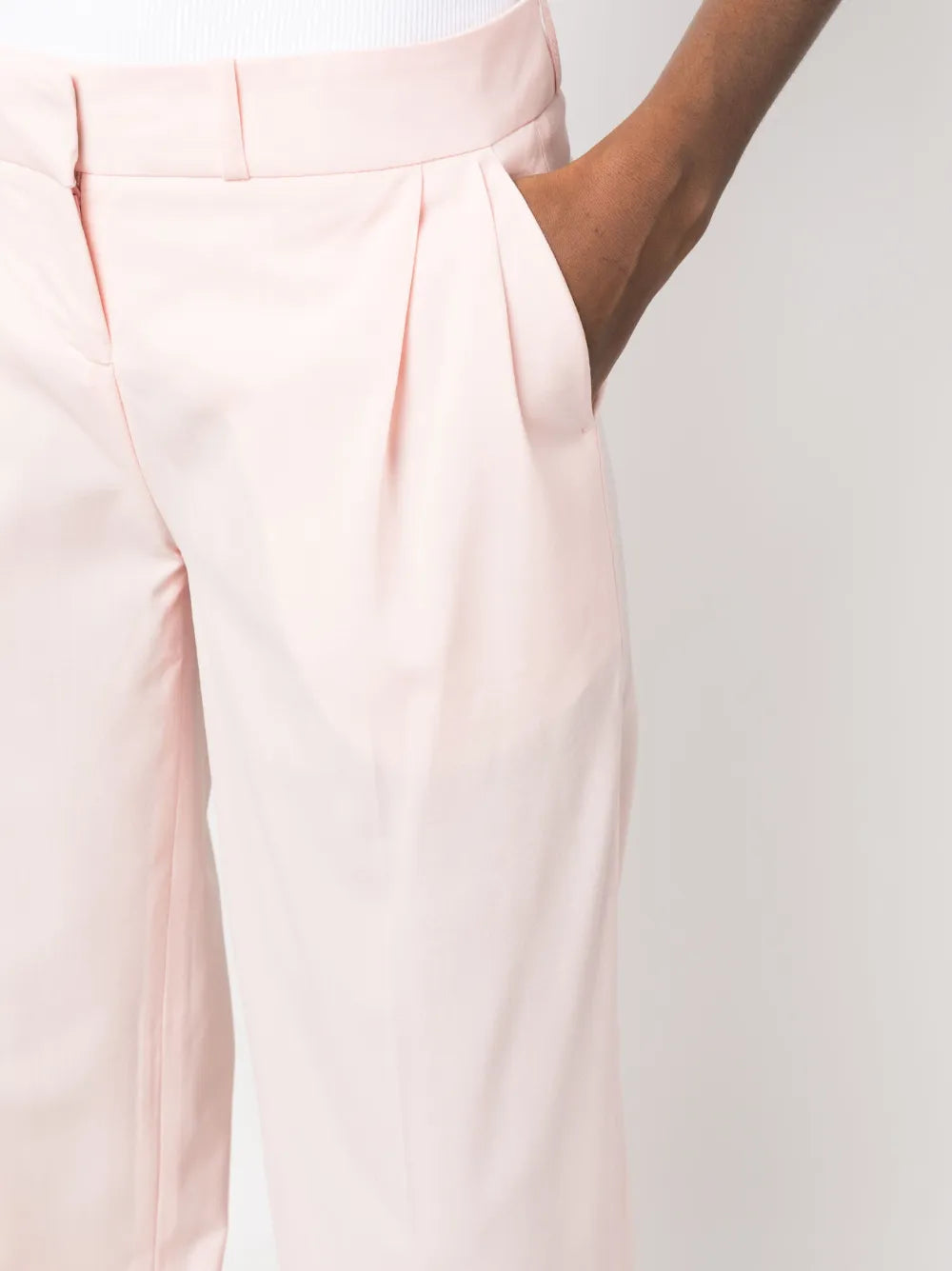 Pantalones Pantalones con Pliegues Coperni Rosa Femme