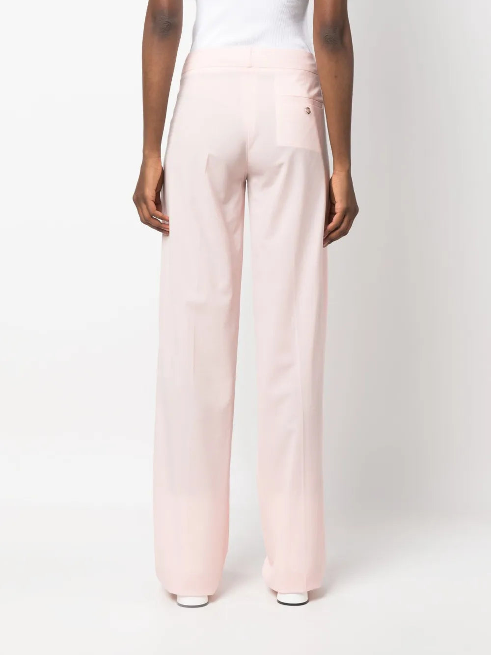 Pantalones Pantalones con Pliegues Coperni Rosa Femme
