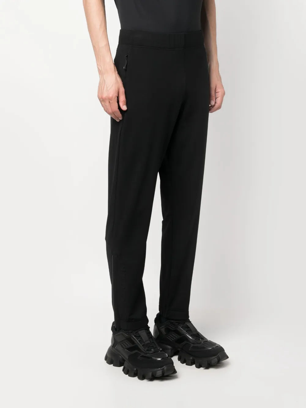 Pantalons Pantalon en tissu technique Moncler Grenoble Noir Homme