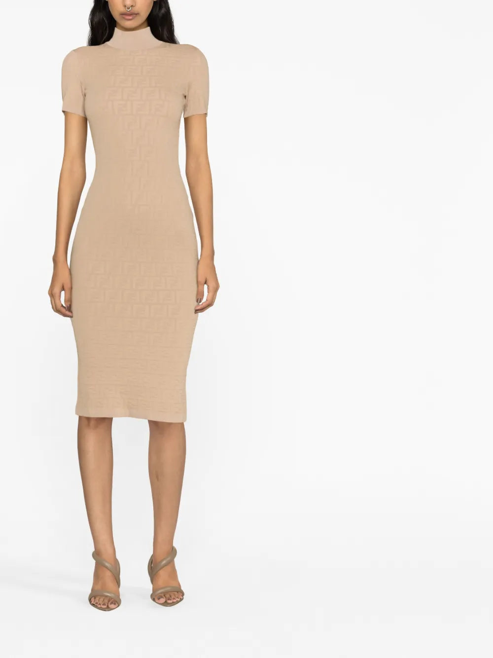 Abiti Robe lunga Fendi Beige Femme