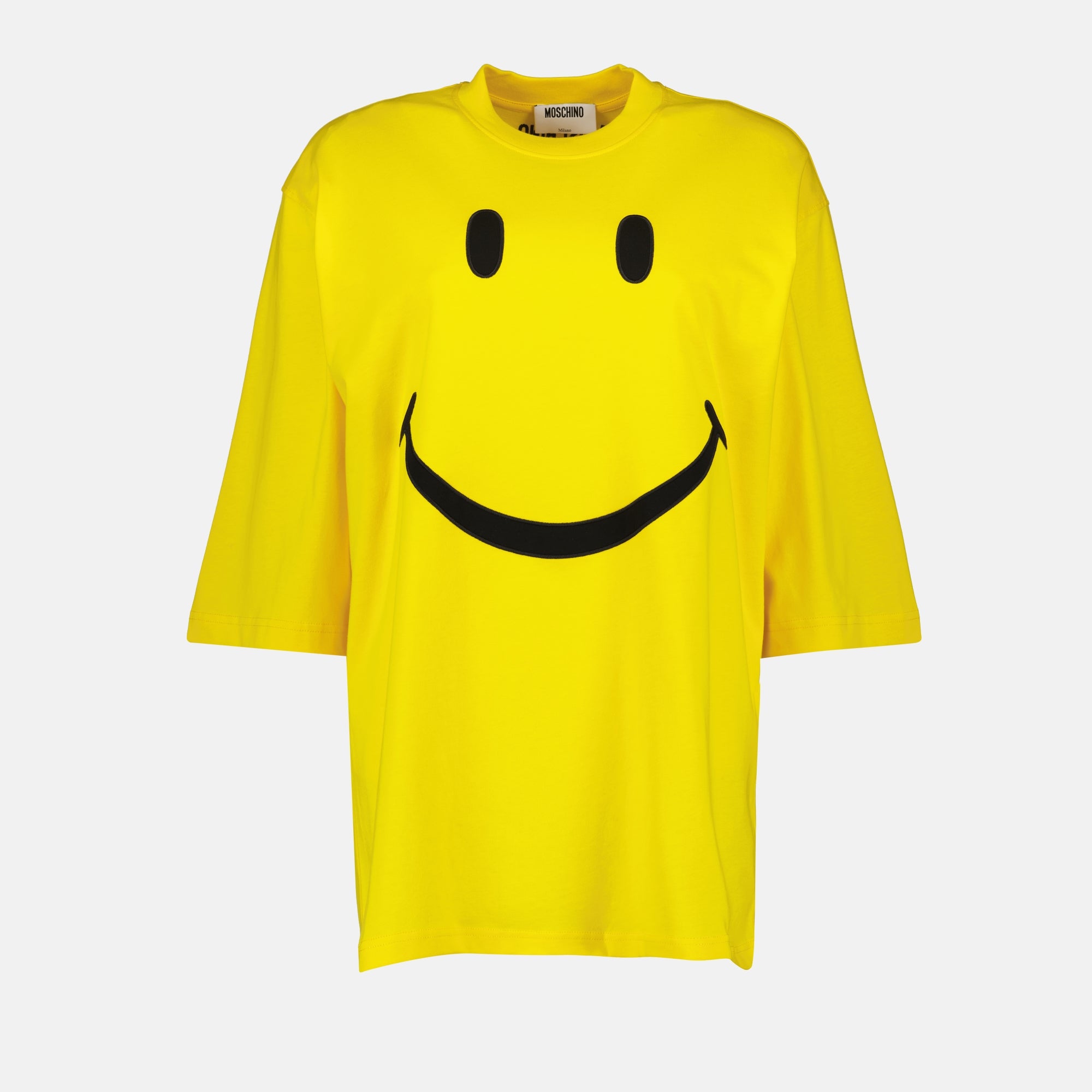 Image de l'article T-shirt Smiley de la marque Moschino pour Femme - Saison Automne-Hiver 2025 - Vue de Face