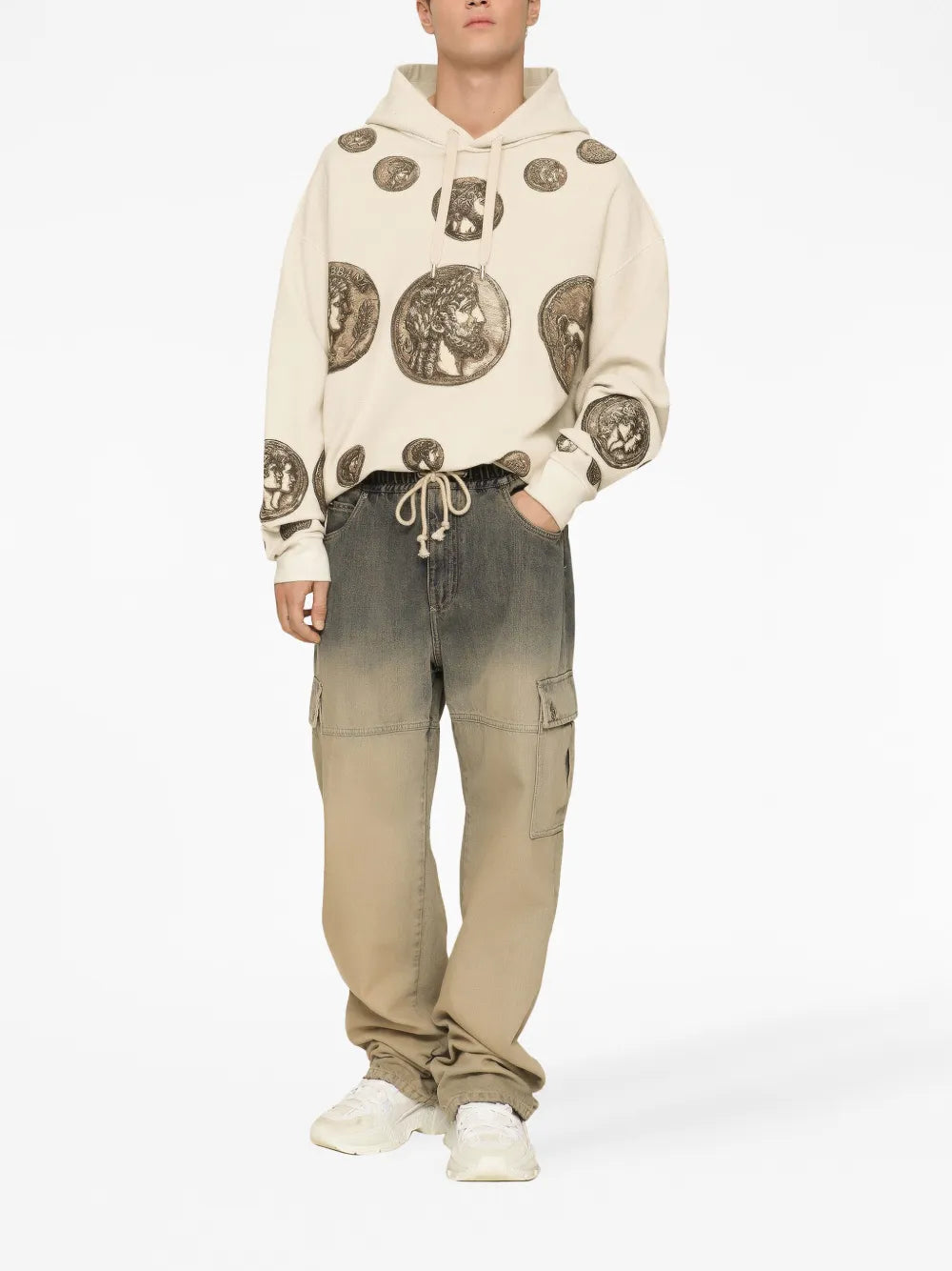 Sudaderas Sudadera Impresa Dolce & Gabbana Beige Homme