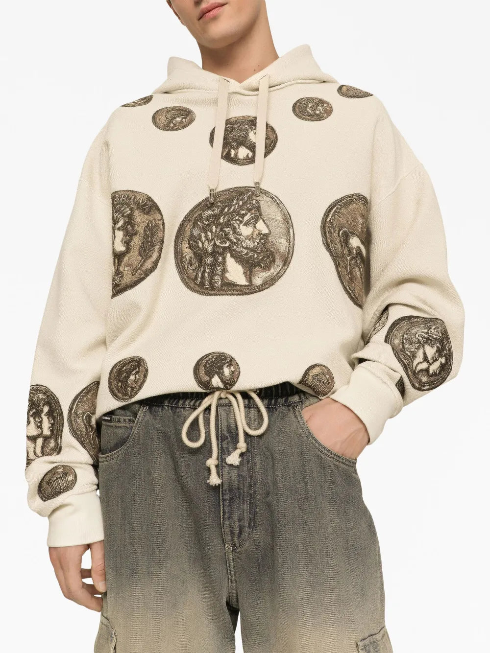 Sudaderas Sudadera Impresa Dolce & Gabbana Beige Homme