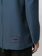 Jaquetas Blazer Fendi Azul escuro Homme