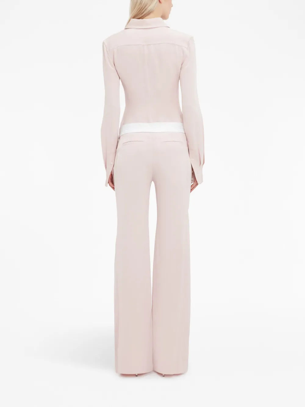Pantalones Pantalon à pinces Victoria Beckham Rosa Femme