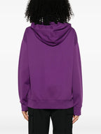 Sweatshirts Double Logo Hoodie Moncler Purple Women