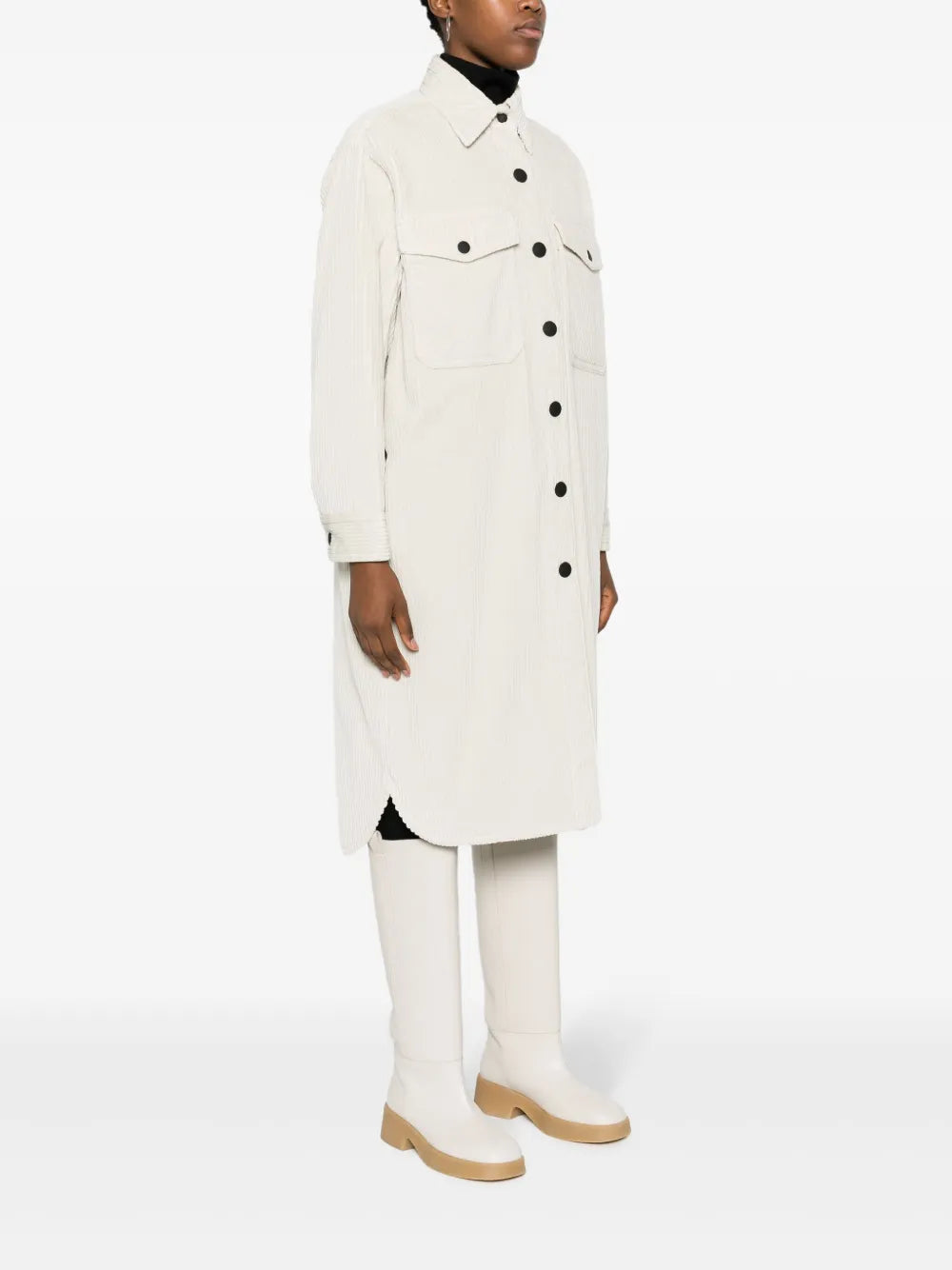 Manteaux Veste longue en duvet Vanay Moncler Grenoble Beige Femme