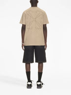 Tシャツ オフステッチTシャツ Off-White ベージュ 男