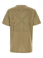 Tシャツ オフステッチTシャツ Off-White ベージュ 男