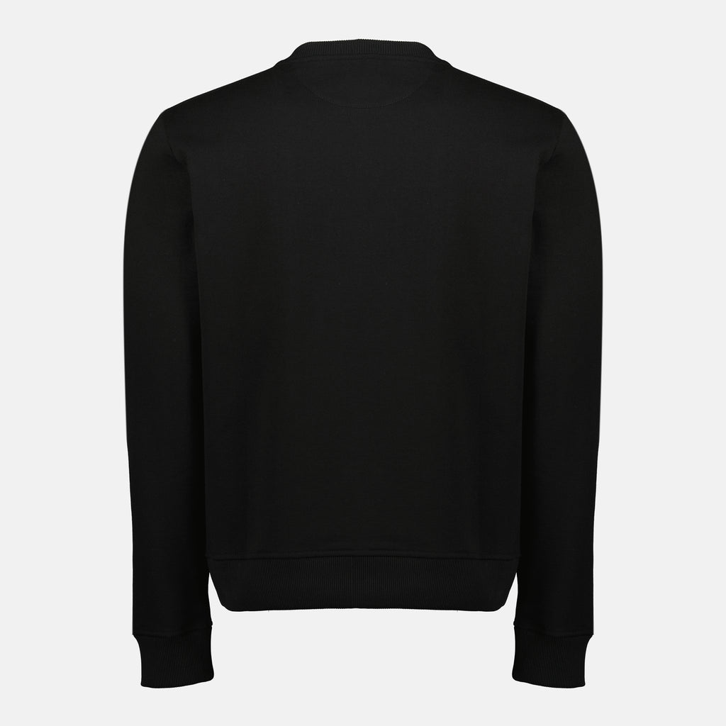 Bild des schwarzen bedruckten Sweatshirts der Marke Fendi für Herren - Frühjahr-Sommer 2026 - Rückansicht