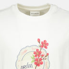 T-shirts T-shirt Bianco Porcellana Divertente Drole De Monsieur Blanc Homme
