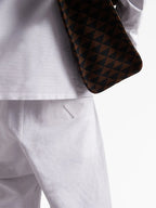 Shorts Bermuda de Popeline Prada Branco Homme