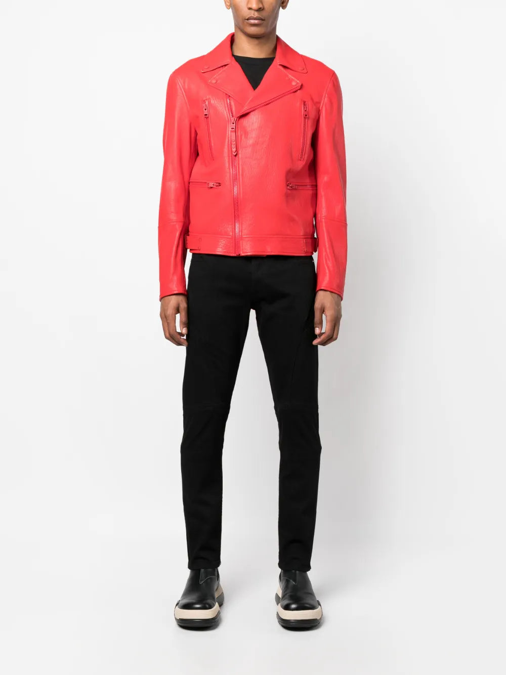 Pantalons Jean slim Alexander McQueen Noir Homme