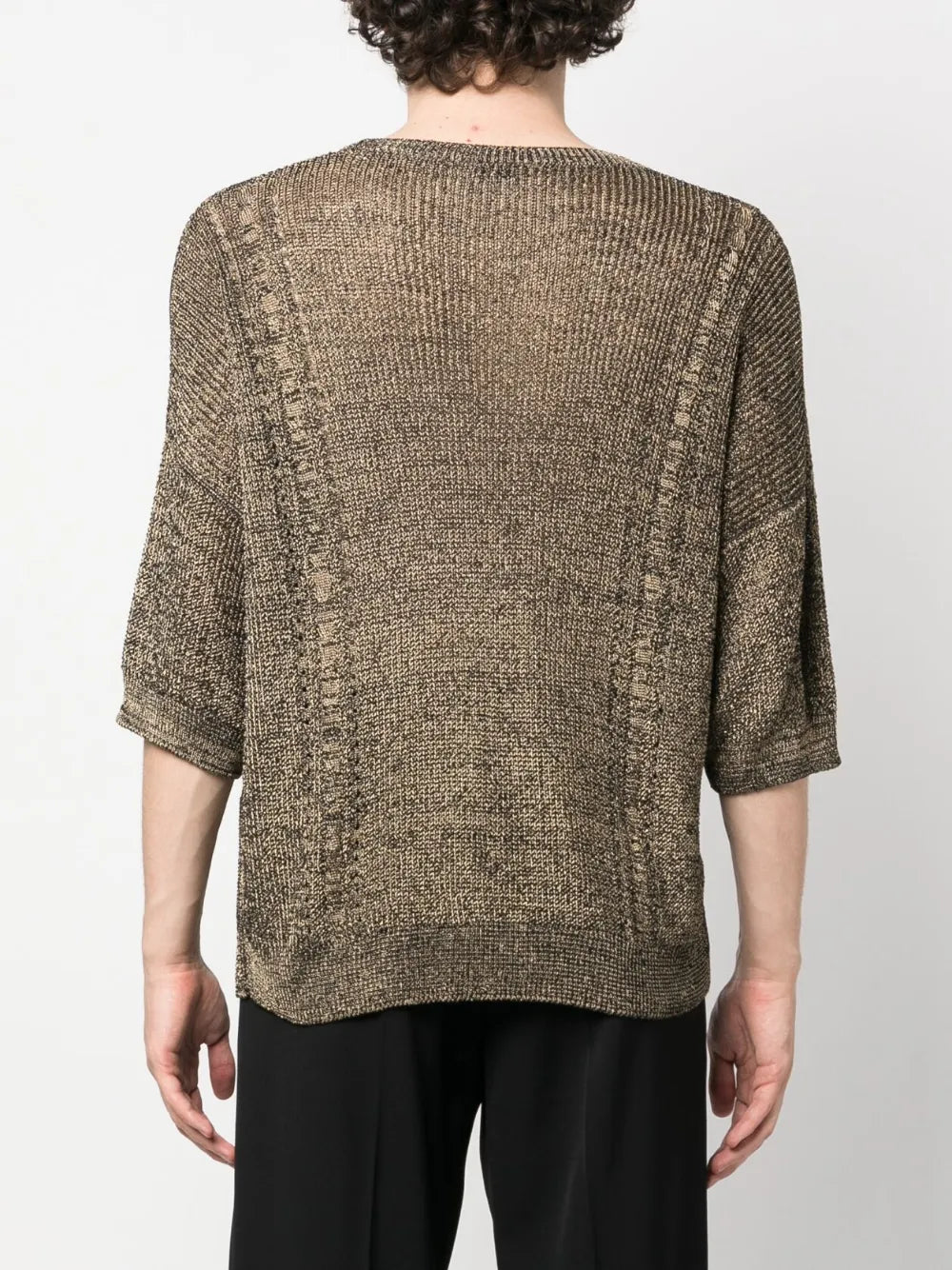 티셔츠 니트 티셔츠 Saint Laurent 갈색 Homme